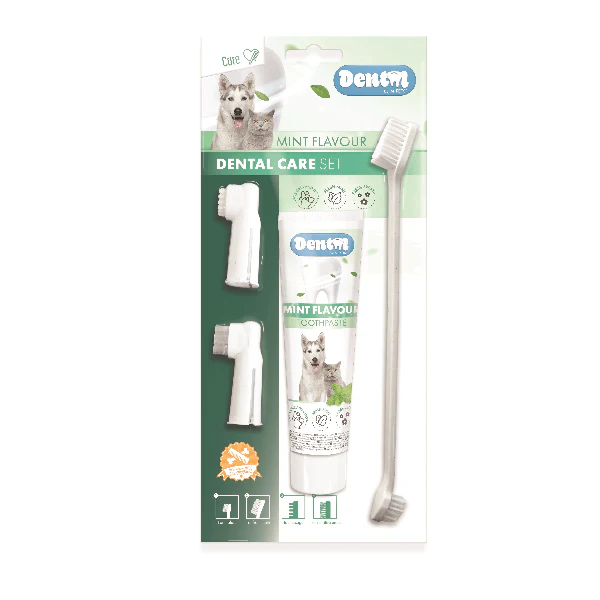 M-PETS Dental Care Set; Mint Flavour - Image 2