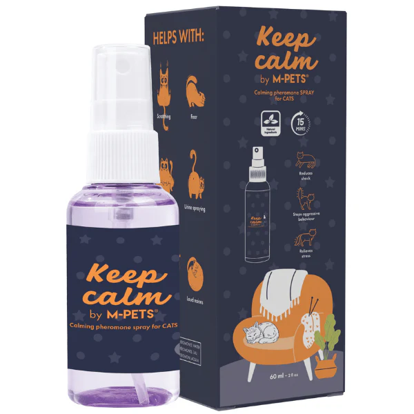 M-PETS Keep Calm | Calming Pheromone Spray for Cats