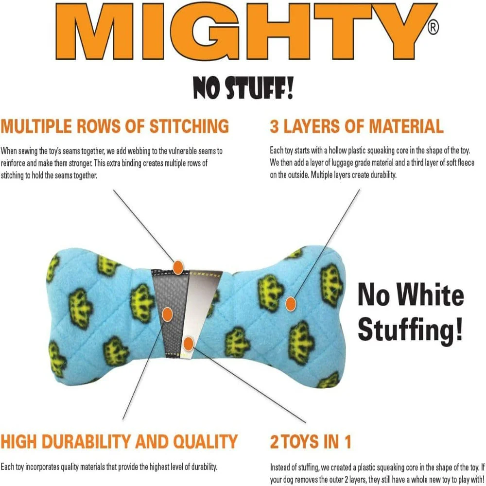 Tuffy Mighty Bones Red Dog Toy - Image 4