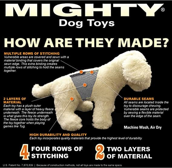 Tuffy Mighty Safari Giraffe Dog Toy - Image 4