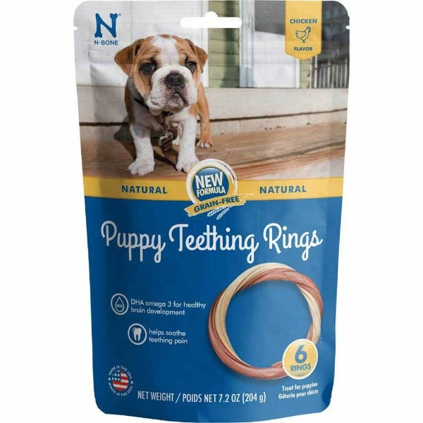 N-Bone Grain Free Puppy Teething Rings; Chicken Flavour - Image 5