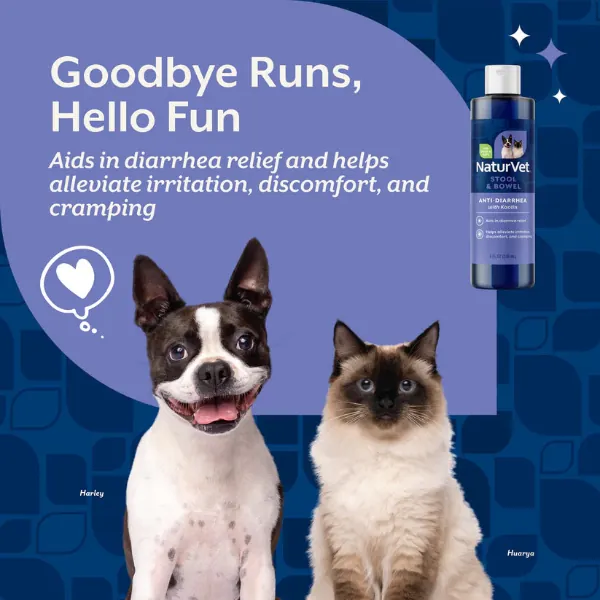 NaturVet Anti-Diarrhea Liquid plus Kaolin for Dogs & Cats - Image 3