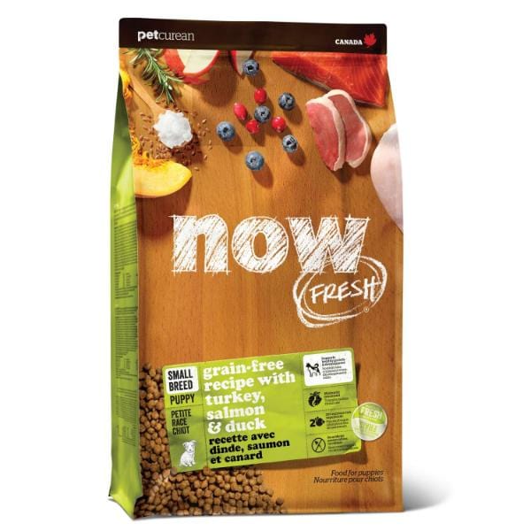 Now Fresh Turkey, Salmon & Duck Recipe Small Breed Puppy Dry Dog Food, 12lb