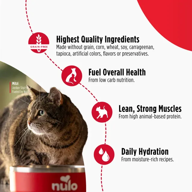 Nulo Salmon & Mackerel Pate Recipe Canned Cat Food - Image 3