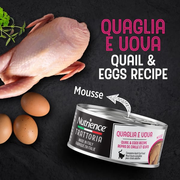 Nutrience Trattoria Quaglia È Vova | Quail and Egg Mousse Canned Cat Food - Image 2