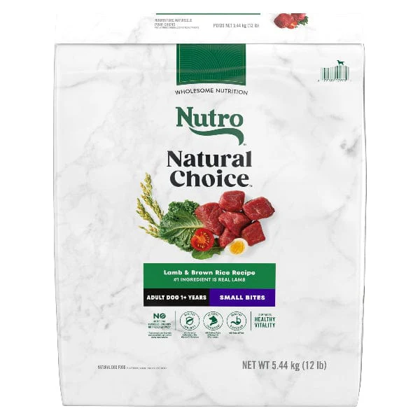 Nutro Natural Choice Lamb & Brown Rice Small Bites Adult Dry Dog Food - Image 7