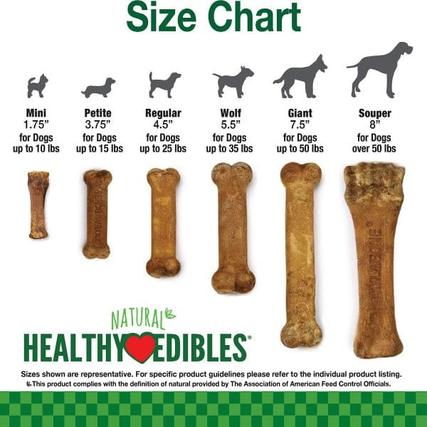 Nylabone Healthy Edibles Bacon Flavour Wolf Dog Chew - Image 5