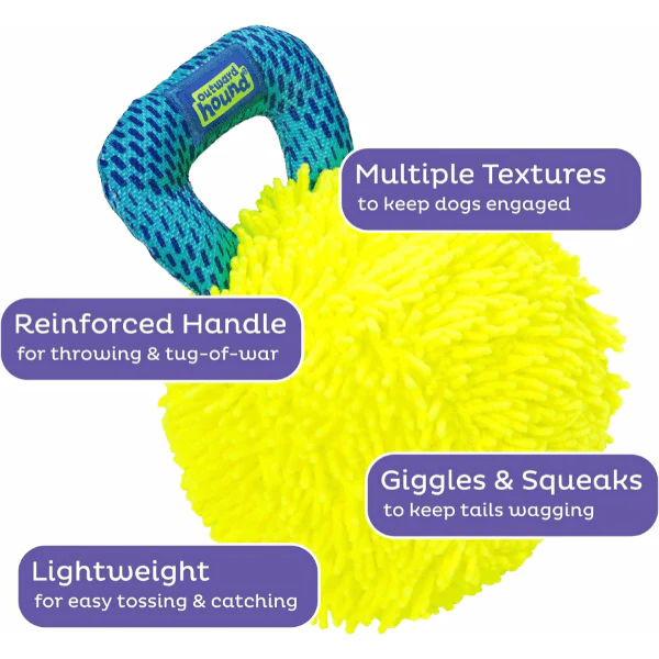 Outward Hound FlyFetch Giggle Ball Dog Toy - Image 2