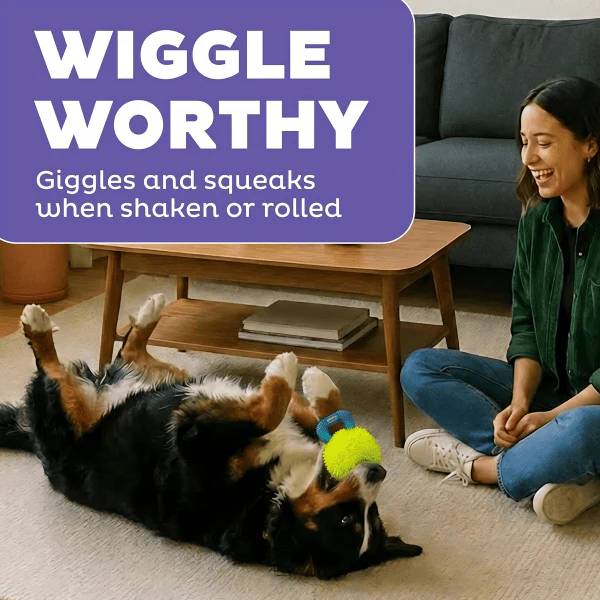 Outward Hound FlyFetch Giggle Ball Dog Toy - Image 4