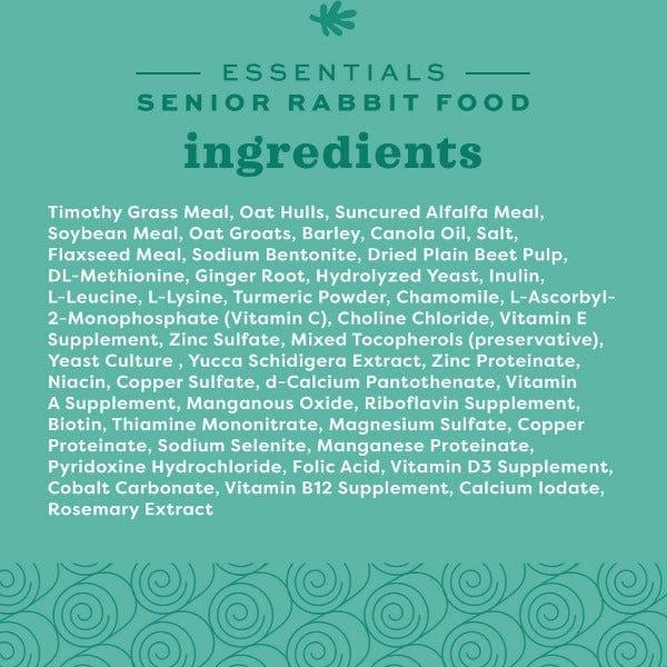 Oxbow Essentials Senior Rabbit Food - Image 5