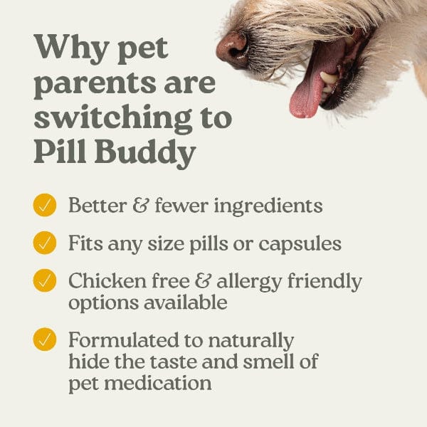 Pill Buddy Naturals Pill Hiding Treat for Dogs; Peanut Butter & Apple Recipe - Image 2