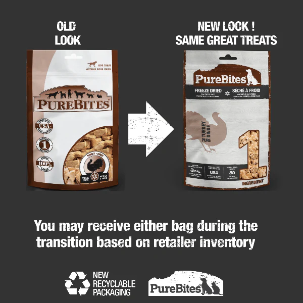 PureBites Freeze Dried Turkey Dog Treats, 70g - Image 2