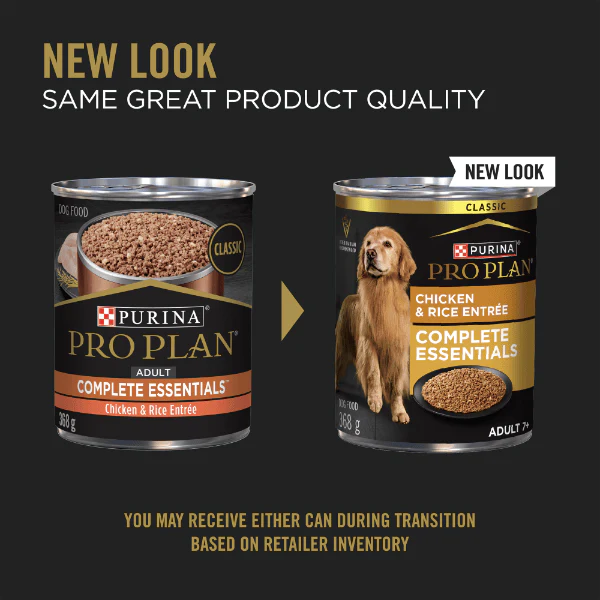 Purina Pro Plan Adult 7+ Senior Chicken & Rice Entrée Canned Dog Food - Image 2