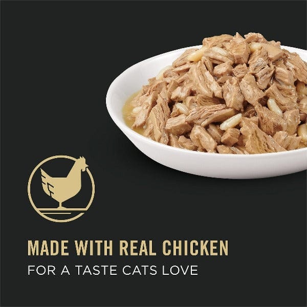 Purina Pro Plan Complete Essentials Chicken & Rice Entrée in Gravy Canned Cat Food, 85g - Image 2