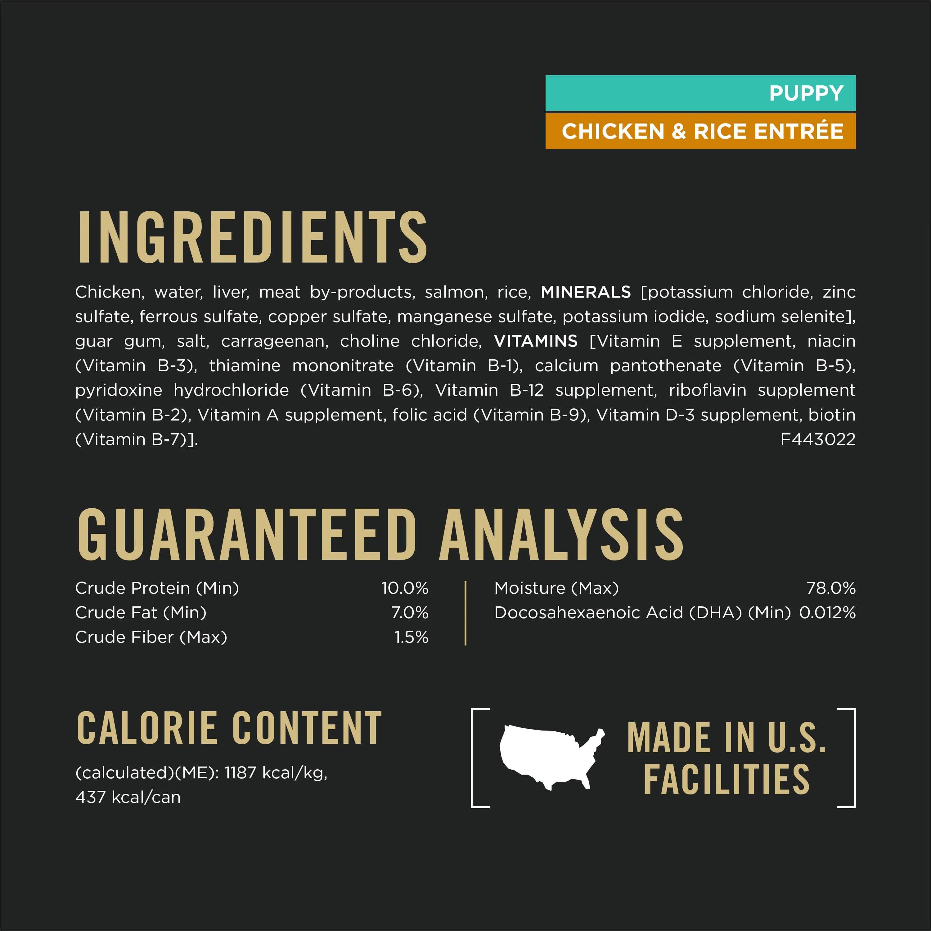 Purina Pro Plan Puppy Chicken & Rice Entrée Canned Dog Food - Image 8
