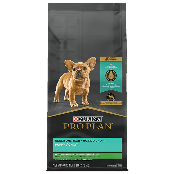 Purina Pro Plan Small Breed Chicken & Rice Formula Dry Puppy Food, 6lb
