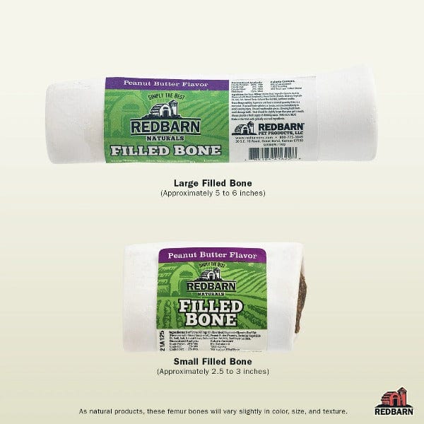 RedBarn Natural Filled Bone; Peanut Butter - Image 4