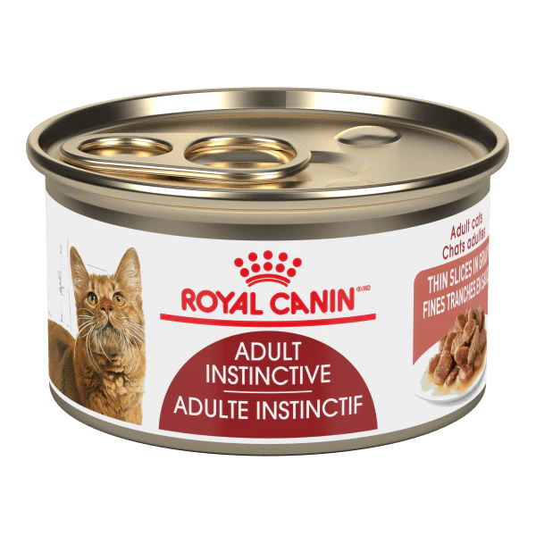 Royal Canin Adult Instinctive Thin Slices in Gravy Canned Cat Food, 85g