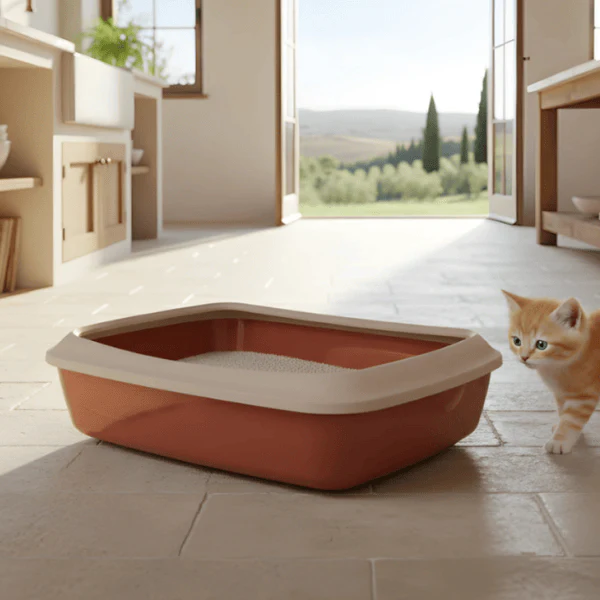Savic Iriz Cat Litter Tray with Rim - 42 cm - Image 6