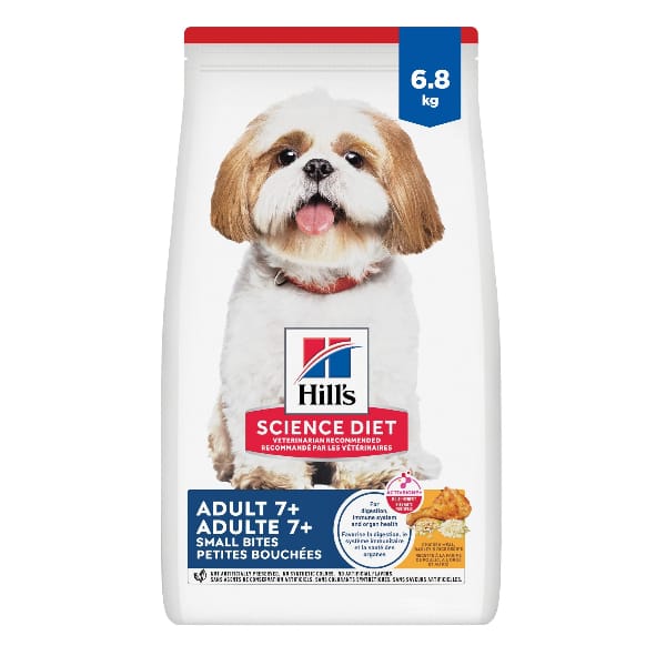 Science Diet Adult 7+ Small Bites Chicken Meal, Barley & Rice Recipe Dry Dog Food - Image 7