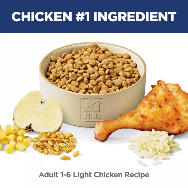 Science Diet Adult Light Chicken Recipe Dry Cat Food - Image 2