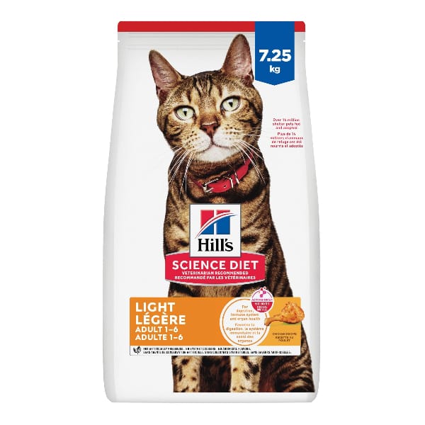 Science Diet Adult Light Chicken Recipe Dry Cat Food - Image 6