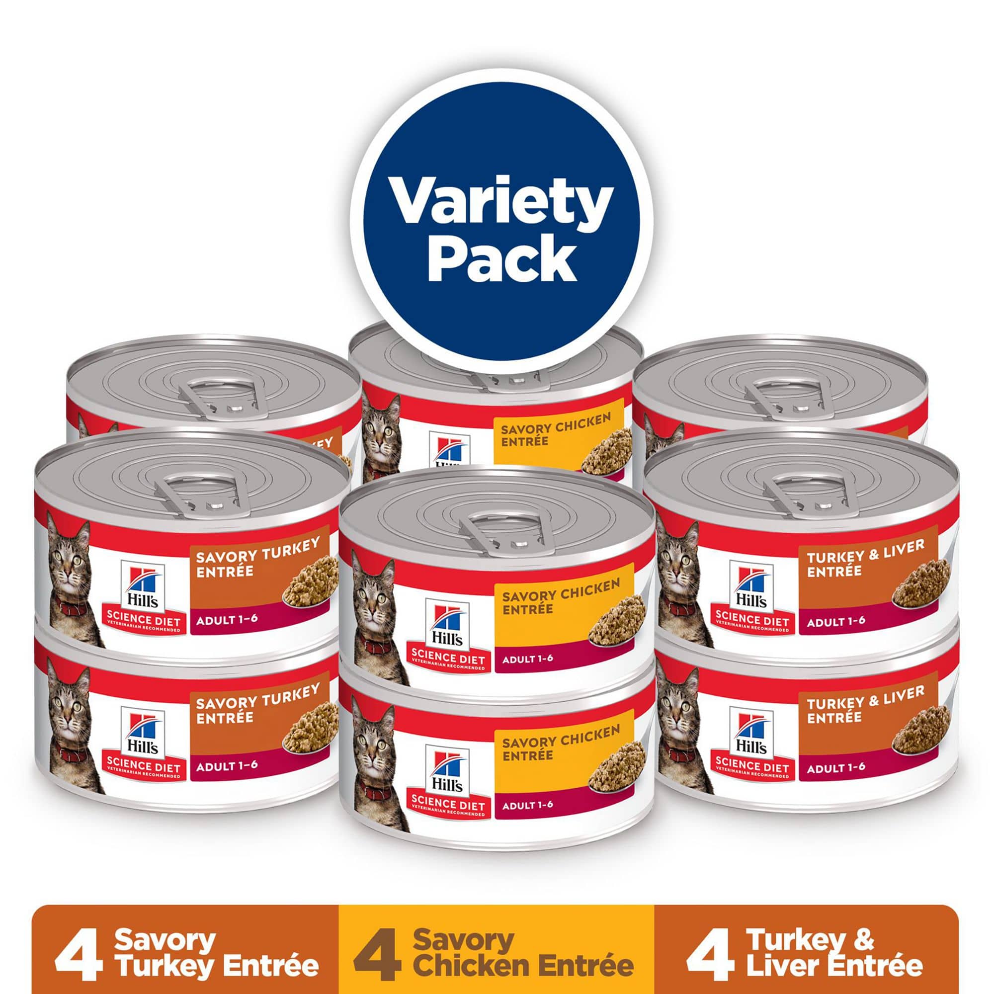 Science Diet Adult Minced Canned Cat Food Variety Pack - Image 4