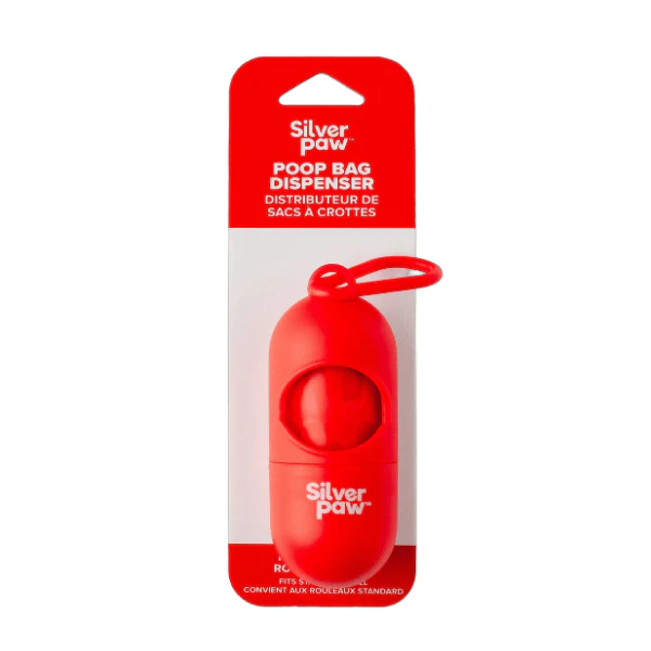Silver Paw Pill Shaped Waste Bag Holder - Image 4