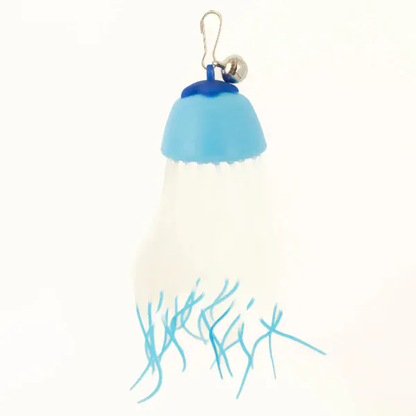 Silver Paw Silliez Silicone Pink Squid & Blue Jellyfish Refill Cat Toy 2-Pack - Image 3