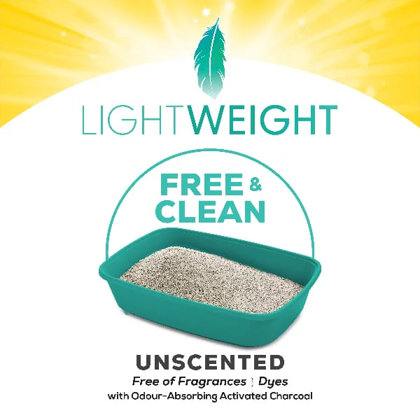 Tidy Cats LightWeight Free & Clean Unscented Multi-Cat Clumping Cat Litter, 7.71kg - Image 3