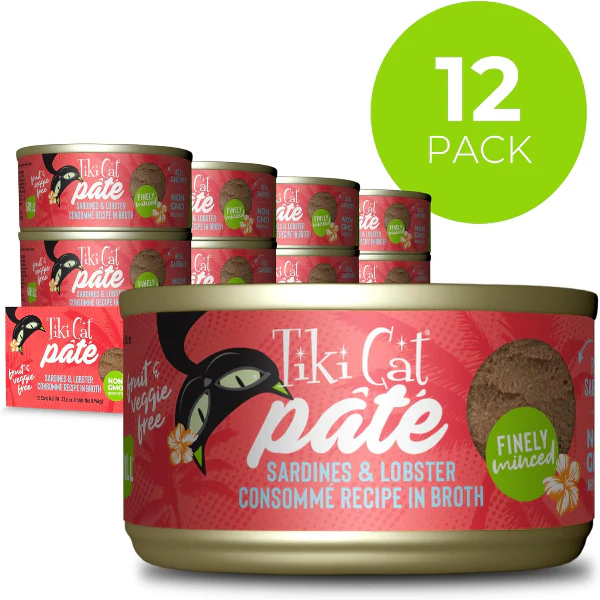 Tiki Cat Grill | Sardines & Lobster Consomme Pate Canned Cat Food, 2.8oz - Image 8