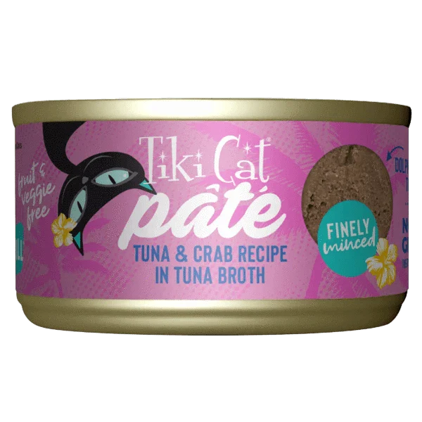 Tiki Cat Grill | Tuna & Crab Pate Canned Cat Food, 2.8oz