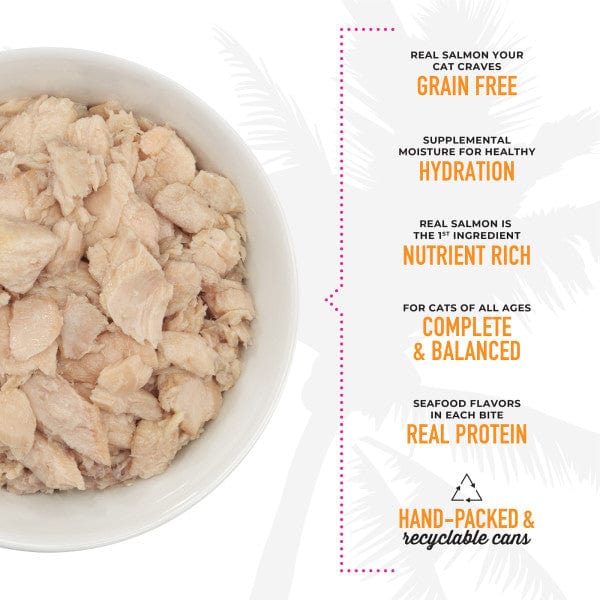 Tiki Cat Luau | Wild Salmon Recipe Canned Cat Food, 2.8oz - Image 2