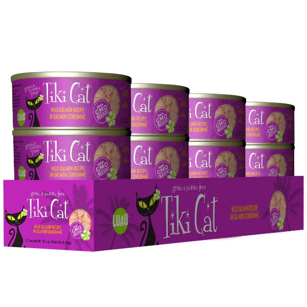 Tiki Cat Luau | Wild Salmon Recipe Canned Cat Food, 2.8oz - Image 8