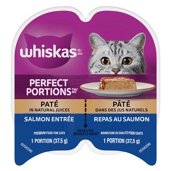 Whiskas Perfect Portions Salmon Pâté Wet Cat Food