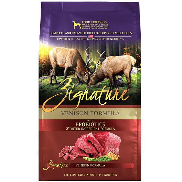 Zignature Limited Ingredient Venison Formula Dry Dog Food, 4lb