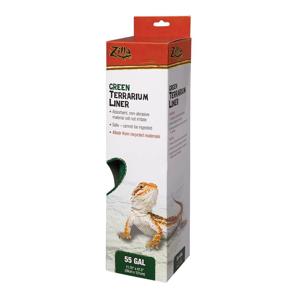 Zilla Terrarium Liner Reptile Bedding; Green - Image 11