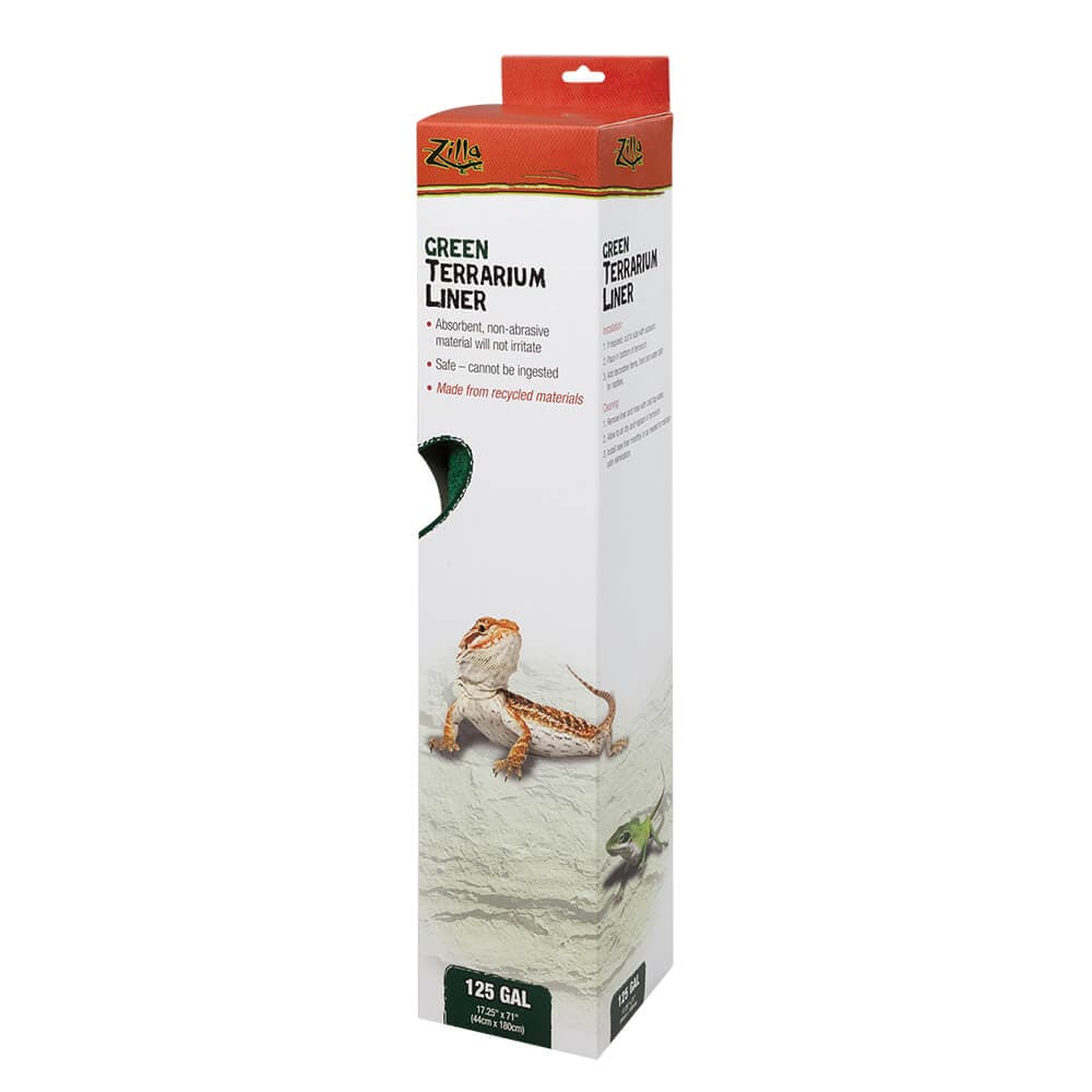 Zilla Terrarium Liner Reptile Bedding; Green - Image 14