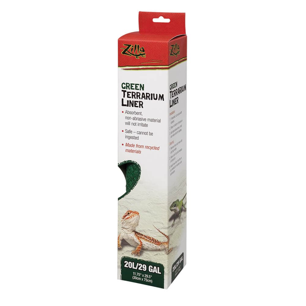 Zilla Terrarium Liner Reptile Bedding; Green - Image 5