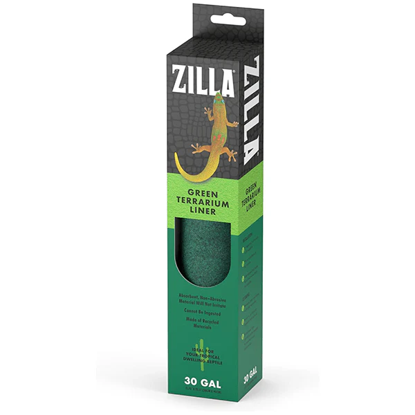 Zilla Terrarium Liner Reptile Bedding; Green - Image 8