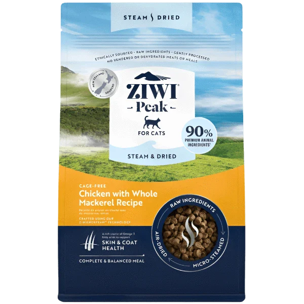 ZIWI Peak Steam & Dried Chicken with Whole Mackerel Recipe Cat Food (SPECIAL ORDER ITEM)