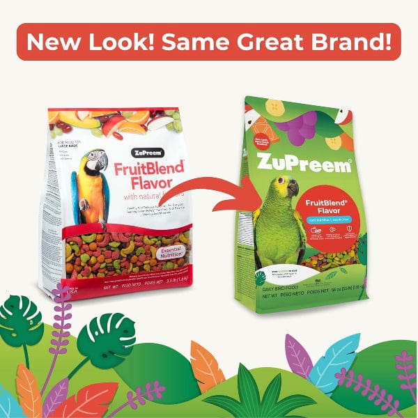 ZuPreem FruitBlend Flavor Bird Food, Large - Image 2