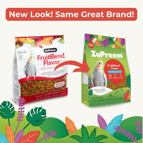 ZuPreem FruitBlend Flavor Bird Food, Medium - Image 2